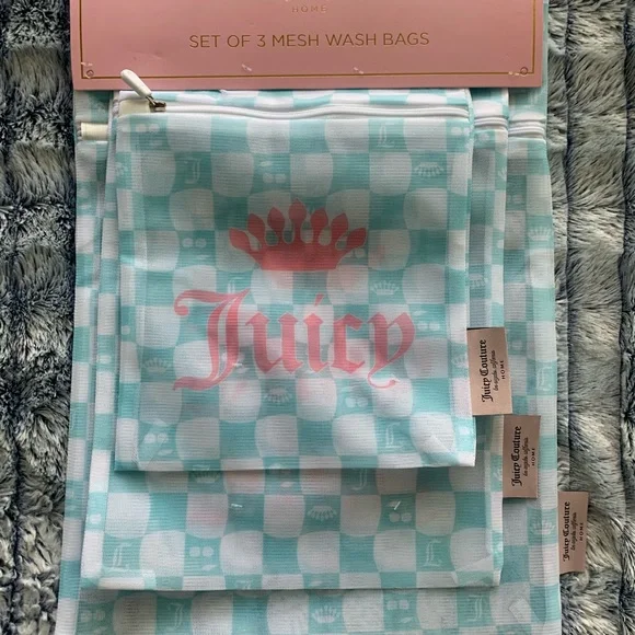Juicy couture 3 Mesh Wash Bags - Picture 7 of 7